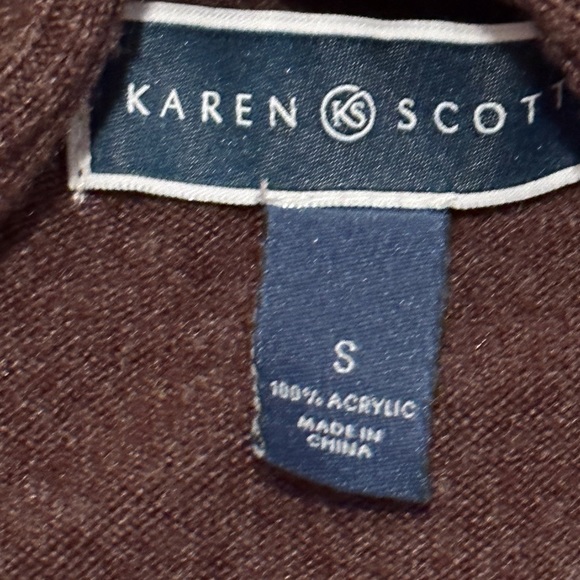 Karen Scott Open Cardigan Size -Small - Picture 2 of 5